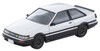 Takara Tomy Tomica Limited Vintage Neo 1/64 Scale LV-N304d Toyota Corolla Levin 2-Door Gt-Apex with Rs Watanabe Whee