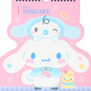Sanrio Cinnamoroll Character Shaped Calendar 2027 Wall Hanging Type 922129