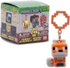 OUTLET SALE - Just Toys Minecraft Charm Keychain SINGLE RANDOM (8pcs) + Free Backpack Hanger!
