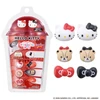 Bandai Life Assorted Hello Kitty Character Nail Parts In Red And Black BOX (10pcs)