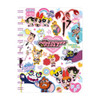 T's Factory Powerpuff Girls B6 Ring Notebook Stickers
