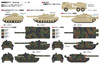  Pit-Road 1/700 Scale Modern Tanks of the World Set 1 Plastic Models 