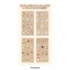  Heart Mofusand Chocolate Bar Style Stickers with Exclusive Packaging BOX (8pcs) 