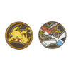 Pokemon Center Original Pokemon Coin Pattern Pins 2 Piece Set Pokemon Trading Card Game Pocket Pikachu Ho-Oh And Lugia