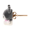 Sanrio Kuromi Flocked Earrings 635481