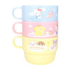 T's Factory Sanrio Plastic Cups Three Piece Set Fluffy Osora B Set