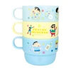 T's Factory Crayon Shin Chan Plastic Cup Three Piece Set Dress Up Shin Chan