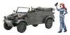 1/24 Scale Pkw.K1 Kubelwagen Type 82 Early Model with Mikumo Shiranagi Figure Plastic Model
