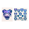 Sanrio Sticker Set Casual All Black Kuromi Mode 968668