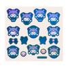 Sanrio Sticker Set Casual All Black Kuromi Mode 968668