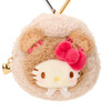 Sanrio Mini Pouch With Carabiner Cookie Fluffy Bear Hello Kitty 190276