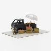Sankei MP01-166 Miniatuart Petit PRO Vegetables and Truck (1/64 scale)