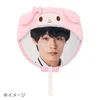 Sanrio Kuromi Uchiwa Case Enjoy Idol Colorful Ribbon Collection 037656