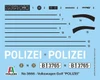 Italeri 1/24 Scale Volkswagen Golf Police Car Plastic Model