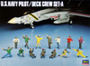 Hasegawa X48-6 U.S. NAVY PILOT / DECK CREW SET A 1/48 Scale Kit