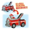 Takara Tomy Paw Patrol Chase Police Car and Marshall Fire Truck Set with Mayor Humdinger and Cat