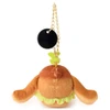 Takara Tomy A.R.T.S Disney Nui Pan Goofy Sandwich Chain Strap Plush Mascot