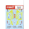 Studio27 ST27-DC1061 McLaren MP4-12C GT3 "K-PAX" #9 Decal for Fujimi 1/24
