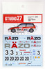Studio27 ST27-DC1148 Honda Civic "Razo" #3/#20 1989 Decal for Aoshima 1/24
