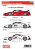 Studio27 ST27-DC1157 FXX K Dress UP (Silver Line) Decal for Tamiya 1/24