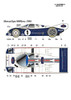 Studio27 ST27-DC1164 Porsche 962C Rothmans 1/2 WEC 1986 Decal for Hasegawa 1/24