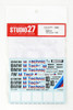 Studio27 ST27-DC697C BMW 635 "M TECHNIC" 1983 Decal for Tamiya 1/24