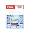 Studio27 ST27-DC955 BMW Z4 "Vita4one" #17/18 Nur24H 2012 Decal for Fujimi 1/24