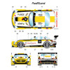 Studio27 ST27-DC970 Mercedes-Benz SLS AMG GT3 19 B Falcon Decal for Fujimi 1/24