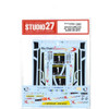 Studio27 ST27-DC984 Mercedes-Benz SLS AMG GT3 #1 Decal for Fujimi 1/24