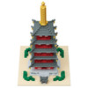 Kawada NB-031 nanoblock Five-Storied Pagoda Deluxe Edition