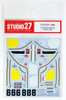 Studio27 ST27-DC798 Suzuki RGB500 TT RACES 1979 Decal for Tamiya 1/12