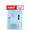 Studio27 ST27-FP24200 Car Number Plate Decal "Chugoku/Shikoku" for 1/24 Scale