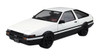 Aoshima 53140 SP Toyota AE86 Trueno Sprinter 1983 White/Black 1/24 Pre-painted Model kit