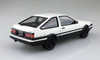 Aoshima 53140 SP Toyota AE86 Trueno Sprinter 1983 White/Black 1/24 Pre-painted Model kit