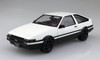 Aoshima 53140 SP Toyota AE86 Trueno Sprinter 1983 White/Black 1/24 Pre-painted Model kit