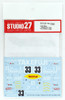 Studio27 ST27-DC1198 962C "TAKEFUJI" #33 JSPC Fuji 500km 1990 Decal for Hasegawa  1/24