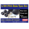 Studio27 ST27-FP20154 P34 Rain Tyre Set Detail Up Parts for Tamiya 1/20