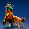 Kotobukiya SV222 ARTFX+ DC Comics Rebirth Super Sons Robin & Bat-Hound 1/10 Scale Set of 2 Figure
