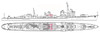 Hasegawa Waterline 463 Japanese Destroyer Asashio 1/700 scale kit