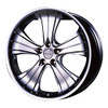 Aoshima 54659 Tuned Parts 74 1/24Bersaglio Spoke III MF 20 inch Tire & Wheel Set