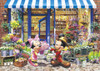 Tenyo Japan Jigsaw Puzzle DW-1000-393 Disney Mickey Flower Shop (1000 Pieces)