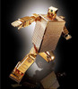 Bandai 239406 Soul of Chogokin GX-32R Gold Lightan 24 Gold Plating Figure