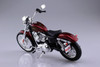 Aoshima Skynet 04408 Harley-Davidson 2012 XL 1200V Seventy-Two Red 1/12 scale Finished Model