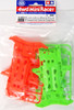 Tamiya 95355 Mini 4WD Fluorescent Chassis Set VS Chassis (Orange/Green)
