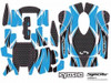 Kyosho 36271BL Radio Skins Decal(Blue/for KT-200?201)