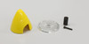 Kyosho 90422-52 Nylon Spinner 52mm(Yellow)