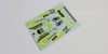 Kyosho FAD205 Decals/T1 Yellow (Dirt Hog?