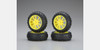 Kyosho IHTH06Y High Traction Tire With Wheel(Yellow/Mini Inferno)
