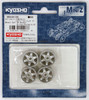 Kyosho Mini Z AWD MDH012S Wheel Set (6-Spoke/ Silver/ Formula D)