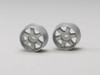Kyosho Mini Z AWD MDH012S Wheel Set (6-Spoke/ Silver/ Formula D)